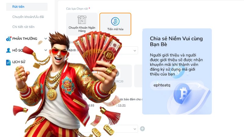 Các lưu ý khi bet thủ cần rút tiền